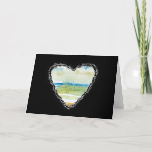 Festiva Tarjeta del romance del amor de la tarjeta del día