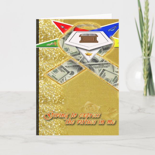 Festiva Tarjeta del símbolo del amor (Anverso)