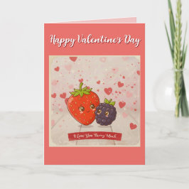 Festiva Tarjeta Delectibles Delicias del Día de San Valent