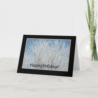 Festiva Tarjeta - día de fiesta: Foto preciosa del árbol