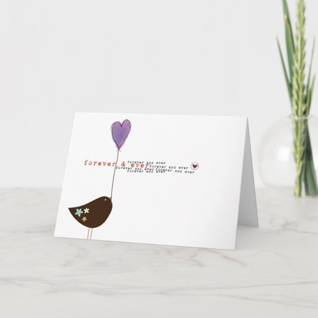 Festiva Tarjeta día de San Valentín (Anverso)