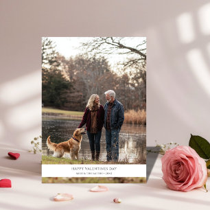 Festiva Tarjeta Día de San Valentín de fotografía de la fa