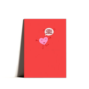 Festiva Tarjeta Día de San Valentín mínima