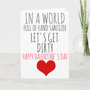 Festiva Tarjeta Día de San Valentín sucia - San Valentín d