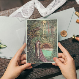 Festiva Tarjeta Día de San Valentín Vintage Maurice Lalau