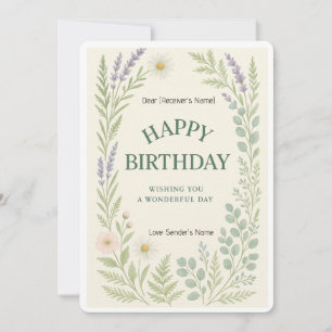 Festiva Tarjeta digital del Personalizado de cumpleaños fe