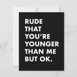 Festiva Tarjeta divertida de cumpleaños - tarjeta más jove