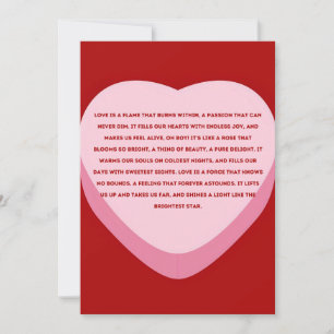 Festiva Tarjeta Divertida de Feliz Día de San Valentín