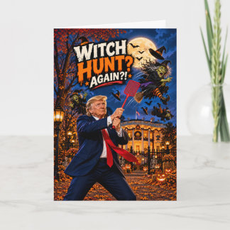Festiva Tarjeta divertida de Halloween de Trump | Hallowee