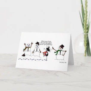Festiva Tarjeta divertida del caballo y del dibujo animado