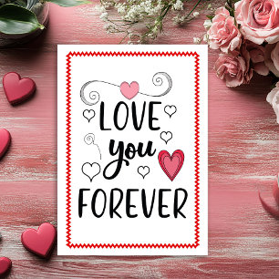 Festiva Tarjeta divertida romántica de San Valentín para m