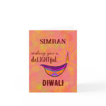 Tarjeta Diwali personalizada