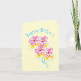 Festiva Tarjeta Doble del Día de la Madre: Feliz Día de la
