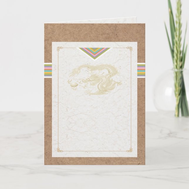 Festiva Tarjeta Dragón Celestial (Anverso)