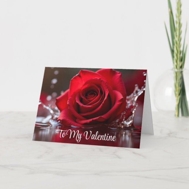 Festiva Tarjeta el día de San Valentín (Anverso)