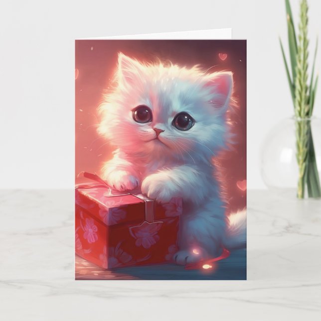 Festiva Tarjeta el día de San Valentín (Anverso)