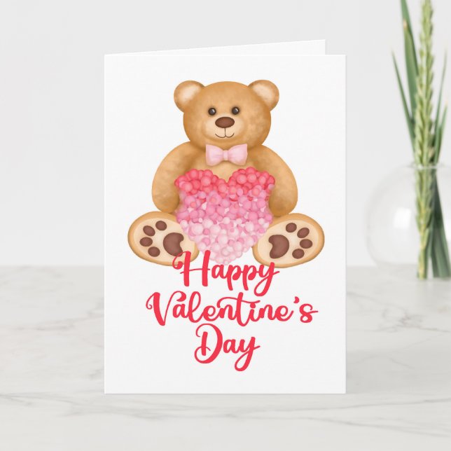 Festiva Tarjeta el día de San Valentín (Anverso)