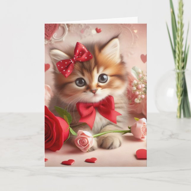 Festiva Tarjeta el día de San Valentín (Anverso)