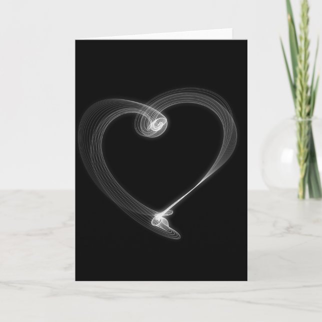 Festiva Tarjeta El día de San Valentín abstracta (Anverso)