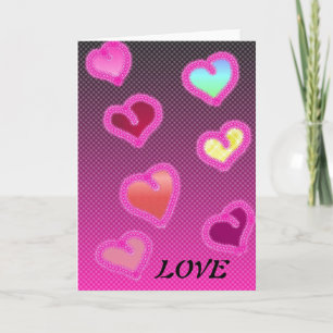 Festiva Tarjeta El día de San Valentín de AMOR