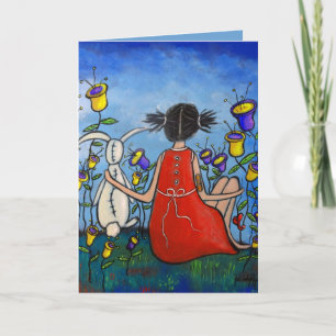 Festiva Tarjeta El día de San Valentín de arte original de
