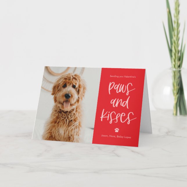 Festiva Tarjeta El día de San Valentín de color editable P (Anverso)