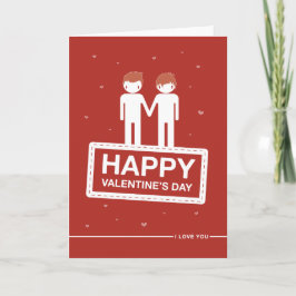 Festiva Tarjeta "El día de San Valentín" de diseño no dire
