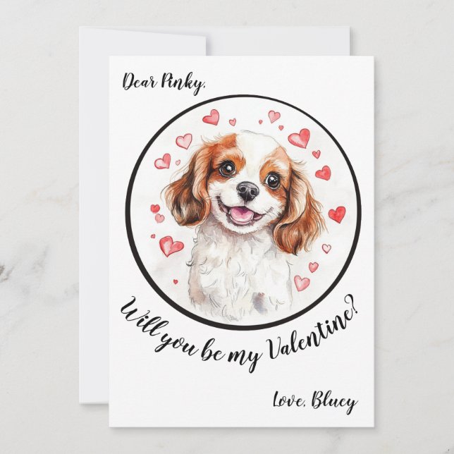 Festiva Tarjeta El día de San Valentín de personalizable C (Anverso)