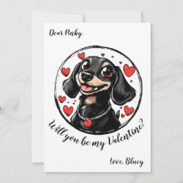 Festiva Tarjeta El día de San Valentín de personalizable c