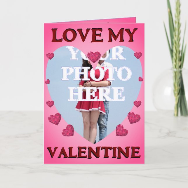 Festiva Tarjeta El día de San Valentín de Personalizable c (Anverso)