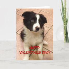 Festiva Tarjeta El día de San Valentín de relleno de borde
