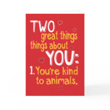 Tarjeta El día de San Valentín divertida y ligeram