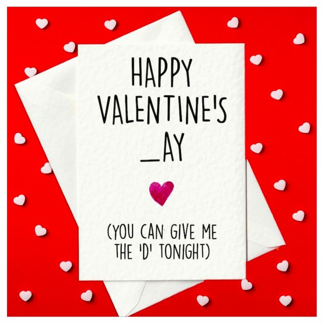 Festiva tarjeta El día de San Valentín grosera y divertida (Subido por el creador)