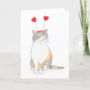 Festiva Tarjeta El día de San Valentín Grumpy Katie