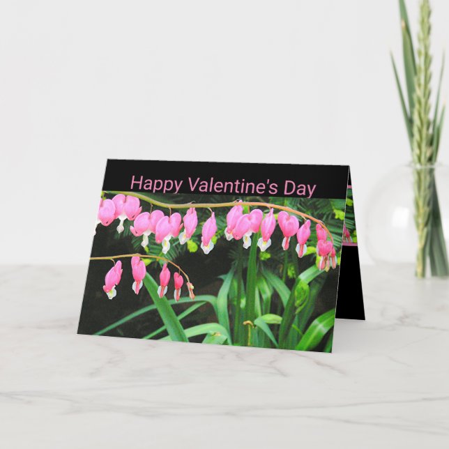 FESTIVA TARJETA EL DÍA DE SAN VALENTÍN ROMÁNTICA (Anverso)
