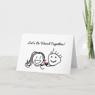Festiva Tarjeta el día de San Valentín | Seamos raros junt