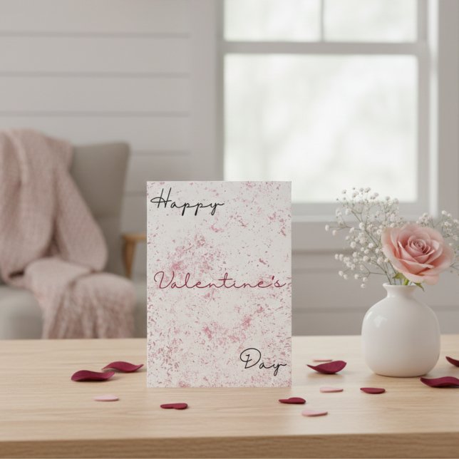 Festiva Tarjeta El día de San Valentín Sencilla Moderna De (Subido por el creador)