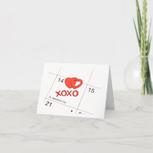 Festiva Tarjeta El día de San Valentín St.