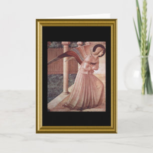 Festiva Tarjeta en blanco - ángel