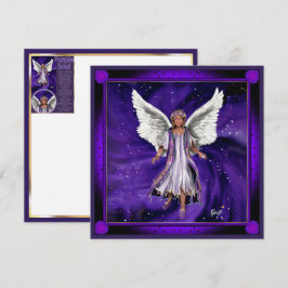 Festiva Tarjeta en blanco de Alma Púrpura