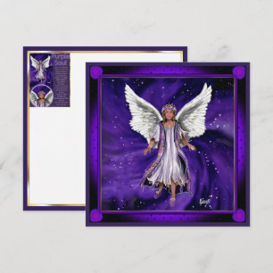 Festiva Tarjeta en blanco de Alma Púrpura