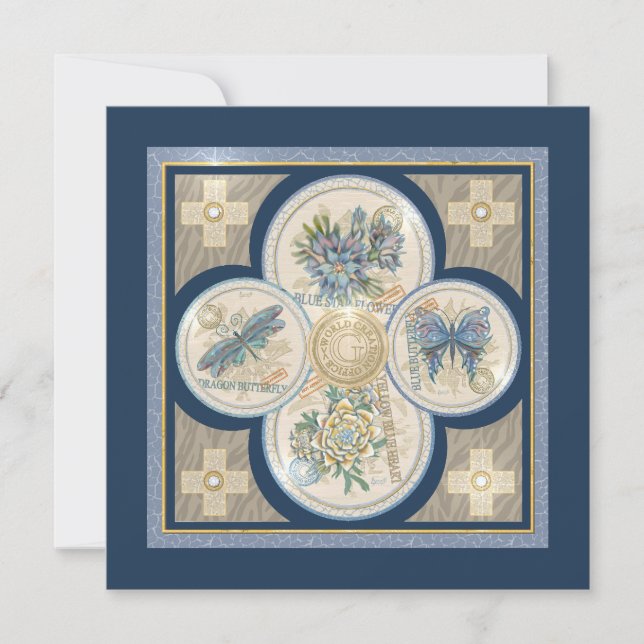 Festiva Tarjeta en blanco de la Oficina de Creación G (Anverso)