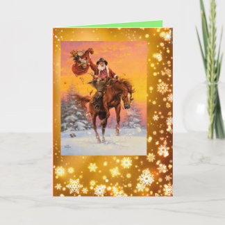 Festiva Tarjeta especial de Navidades para amantes de caba
