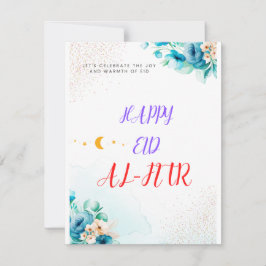 Festiva Tarjeta FEid AL-FITR Mubarak