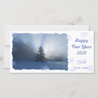 Festiva Tarjeta Feliz Año Nuevo