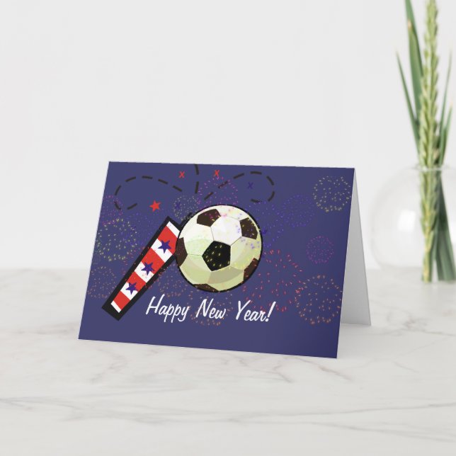 Festiva Tarjeta - Feliz Año Nuevo (Anverso)