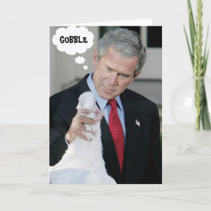 Festiva Tarjeta feliz de Bush de la acción de gracias