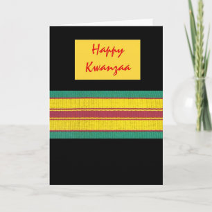 Festiva Tarjeta feliz de Kwanzaa