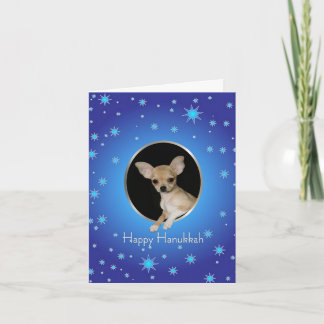 Festiva Tarjeta feliz de la chihuahua de Jánuca