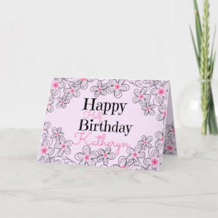 Festiva Tarjeta feliz de medio cumpleaños